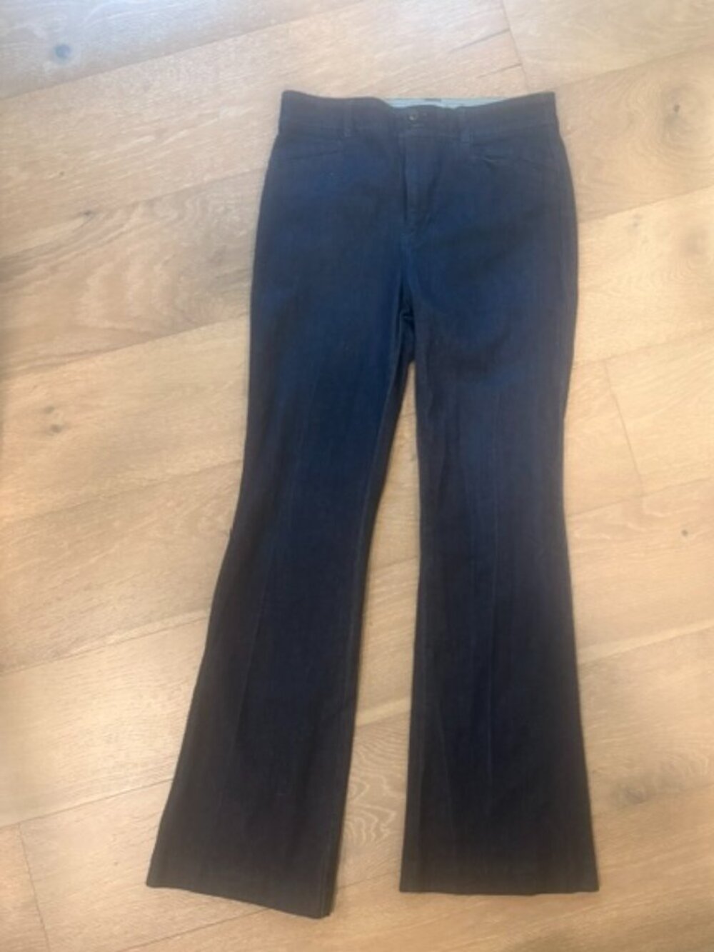 Anthropologie - The Essential Trouser Dark Denim - Size 6